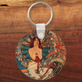 Alfons Mucha Monaco Monte Carlo Sleutelhanger (Voorkant)