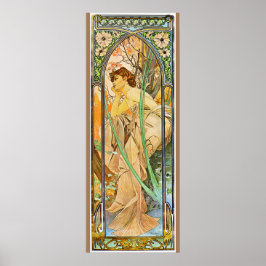 Alfons Mucha Morning Awakening Poster