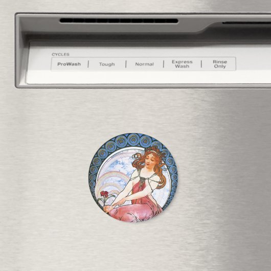 Alfons Mucha: Muse van schilderen Magneet (Insitu (Vaatwasser))