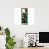 alfons mucha Noordster Poster (Thuiskantoor)