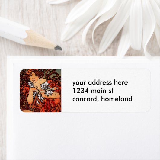 Alfons Mucha Perfecta Etiket (Insitu)