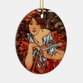 Alfons Mucha Perfecta Keramisch Ornament (Rechts)