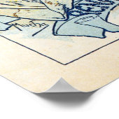 Alfons Mucha Sarah Bernhard vertical banner Poster (Hoek)