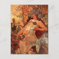 Alfons Mucha - Vier Seizoenen - HET AUTUMN