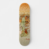 Alfons Mucha Winter Skateboard (Voorkant)
