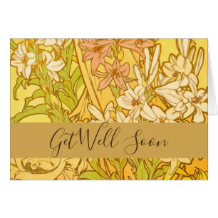 Alfonse Mucha Art Nouveau-bloemen