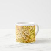 Alfonse Mucha Art Nouveau-bloemen Espresso Kop (Voorkant rechts)