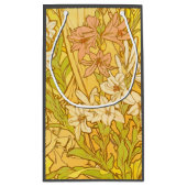 Alfonse Mucha Art Nouveau-bloemen Klein Cadeauzakje (Achterkant)