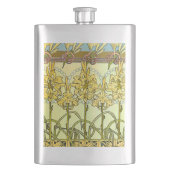 Alfonse Mucha Art Nouveau Lily Floral Pattern Flacon (Voorkant)