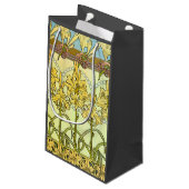 Alfonse Mucha Art Nouveau Lily Floral Pattern Klein Cadeauzakje (Achterkant Gekanteld)