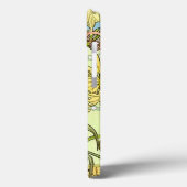 Alfonse Mucha Art Nouveau lily patroon Case-Mate iPhone Case (Achterkant / Links)