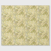 Alfonse Mucha Art Nouveau Peonies Botanical Art Cadeaupapier (Vlak)