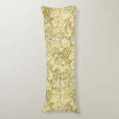 Alfonse Mucha Art Nouveau Peonies Botanical Art Lichaamskussen (Voorkant Verticaal)