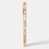 Alfonse Mucha Art Nouveau Peonies Case-Mate iPhone Case (Achterkant / Links)