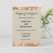 Alfonse Mucha Art Nouveau Peonies Kaart (Staand voorkant)