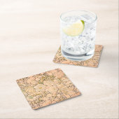 Alfonse Mucha Art Nouveau Peonies Kartonnen Onderzetters (Insitu)