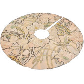 Alfonse Mucha Art Nouveau Peonies Kerstboom Rok (Gekanteld)