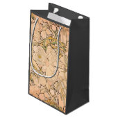 Alfonse Mucha Art Nouveau Peonies Klein Cadeauzakje (Achterkant Gekanteld)