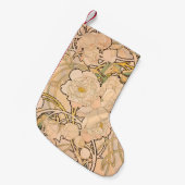 Alfonse Mucha Art Nouveau Peonies Kleine Kerstsok (Voorkant (Hangend))