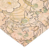 Alfonse Mucha Art Nouveau Peonies Korte Tafelloper (Hoek)