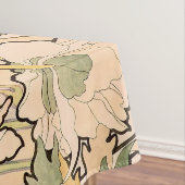 Alfonse Mucha Art Nouveau Peonies Tafelkleed (Voorbeeld)