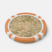 Alfonse Mucha Art Nouveau Pioenen Botanische Kunst Poker Chips (Enkel)