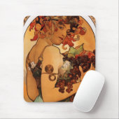 Alfonse Mucha Fruit Muismat (Met muis)