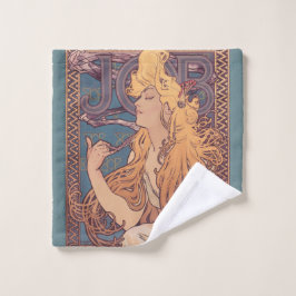 Alfonse Mucha Job Art Nouveau vrouw Bad Handdoek