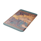 Alfonse Mucha Job Art Nouveau vrouw Badmat (Gekanteld)