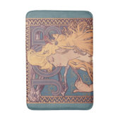 Alfonse Mucha Job Art Nouveau vrouw Badmat (Voorkant Verticaal)