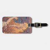 Alfonse Mucha Job Art Nouveau vrouw Bagagelabel (Voorkant horizontaal)