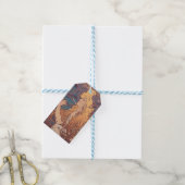 Alfonse Mucha Job Art Nouveau vrouw Cadeaulabel (Met Touw)