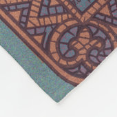 Alfonse Mucha Job Art Nouveau vrouw Fleece Deken (Hoek)