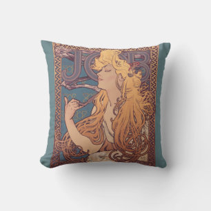 Alfonse Mucha Job Art Nouveau vrouw Kussen