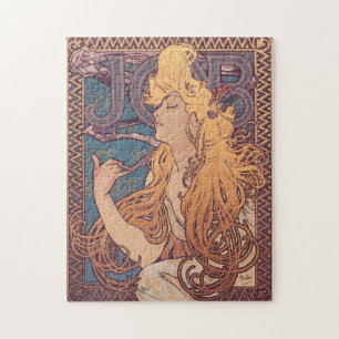 Alfonse Mucha Job Art Nouveau-vrouw Legpuzzel