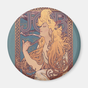 Alfonse Mucha Job Art Nouveau vrouw Magneet