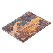 Alfonse Mucha Job Art Nouveau vrouw Notitieboek (Linkerzijde)