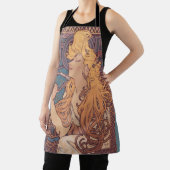 Alfonse Mucha Job Art Nouveau vrouw Schort (Insitu)