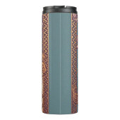 Alfonse Mucha Job Art Nouveau vrouw Thermosbeker (Achterkant)