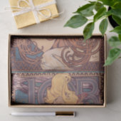Alfonse Mucha Job Art Nouveau vrouw Tissuepapier (Geschenk)