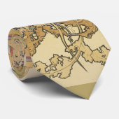 Alfonse Mucha Poppies Art Nouveau Floral Wallpaper Stropdas (Opgerold)