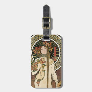 Alfonse Mucha Trappistine Nouveau Bagagelabel