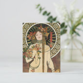 Alfonse Mucha Trappistine Nouveau Briefkaart (Staand voorkant)