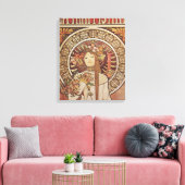 Alfonse Mucha Trappistine Nouveau Canvas Afdruk (Insitu (Woonkamer))