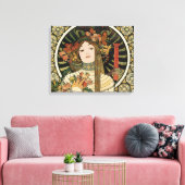 Alfonse Mucha Trappistine Nouveau Canvas Afdruk (Insitu (Woonkamer))