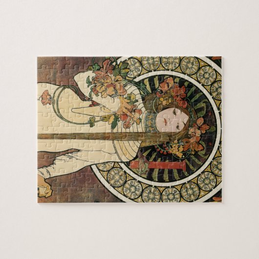 Alfonse Mucha Trappistine Nouveau Legpuzzel (Horizontaal)