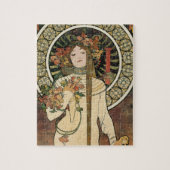 Alfonse Mucha Trappistine Nouveau Legpuzzel (Verticaal)