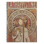 Alfonse Mucha Trappistine Nouveau Notitieboek (Voorkant)