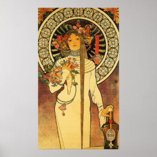 Alfonse Mucha Trappistine Nouveau Poster