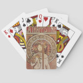 Alfonse Mucha Trappistine Nouveau Speelkaarten (Achterkant)